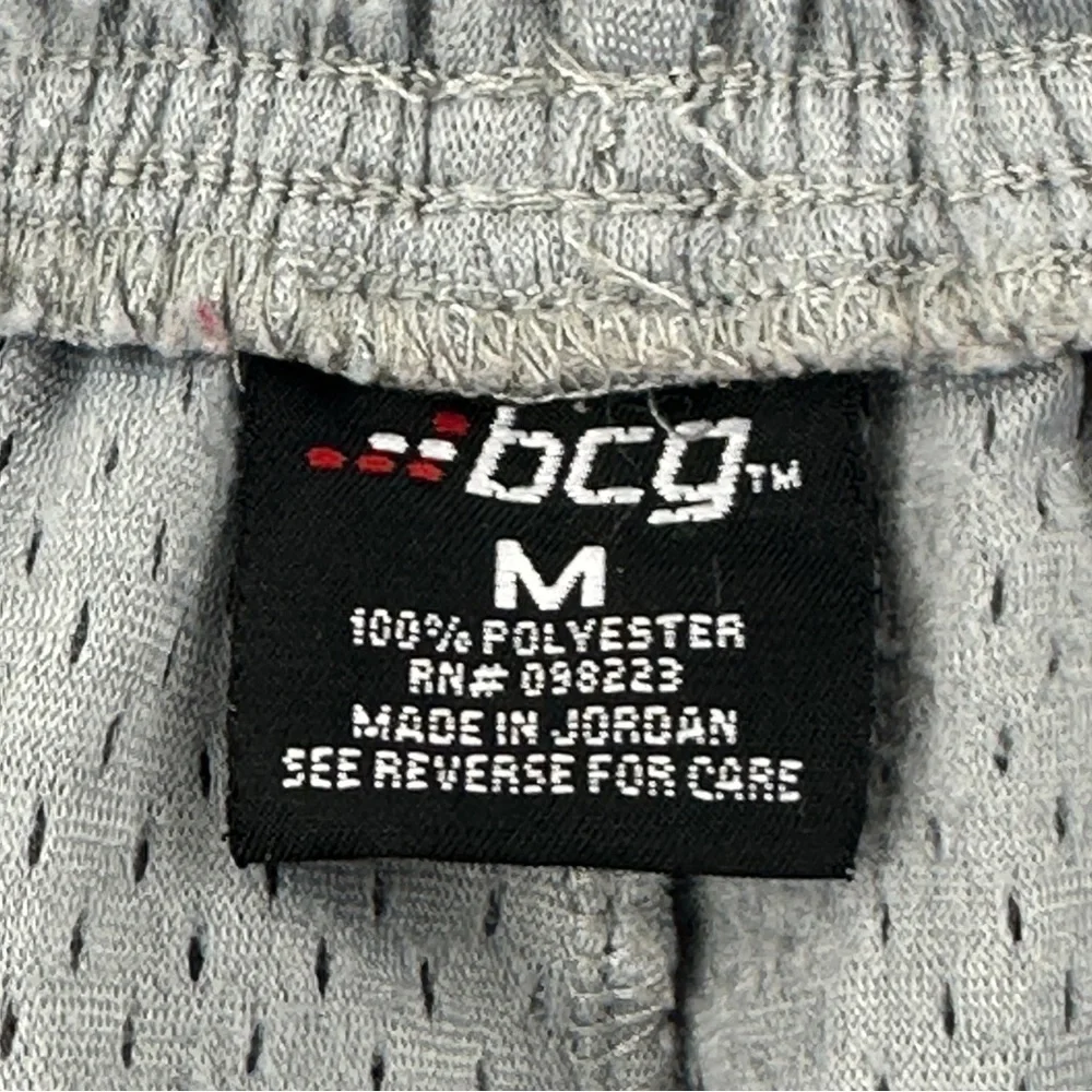 BCG Athletic Shorts Mens Medium Gray Drawstring